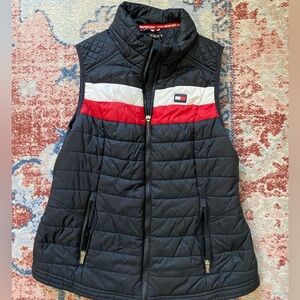 Tommy Hilfiger Sport Black and Red Quilted Vest